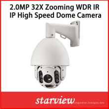 2.0MP 32X zoom IP IR impermeable red PTZ cámara domo